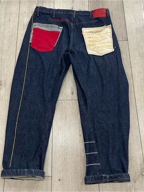 Levi's LEJ Engineered Premium Denim Button Fly Twisted Leg Jeans Men's